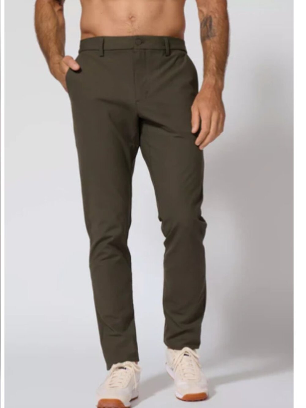 MPG Limitless Five Pocket Fly Front Pant 33 x 34 - Dark Leaf